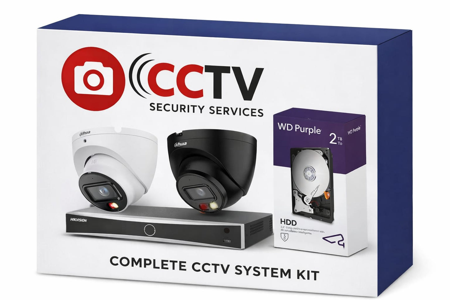 House CCTV 4 Channel NVR including Fitting